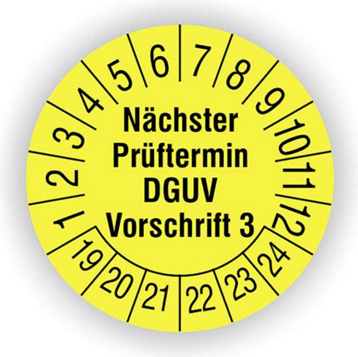 Produktbild HT Instruments Sicherheitsprüfplaketten 15mm (Prüfspitze)