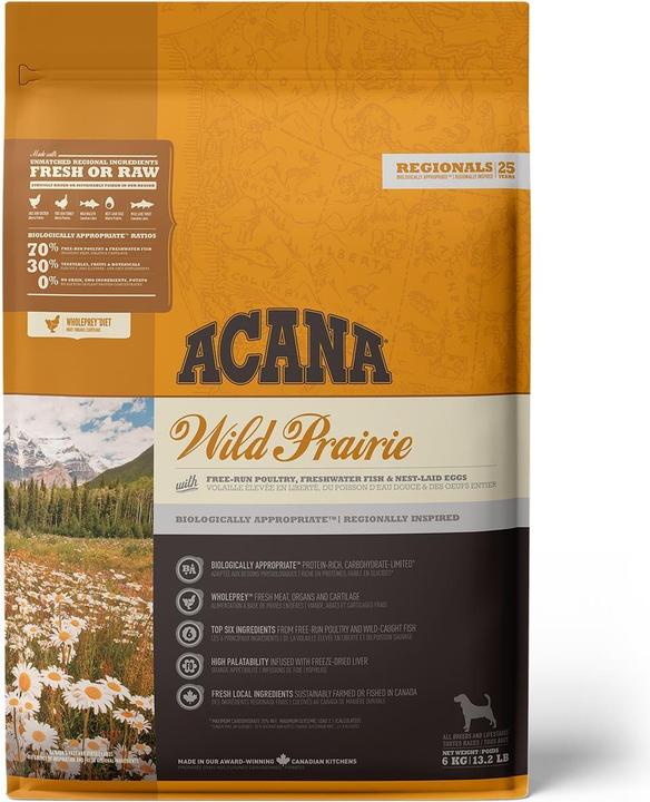 Produktbild Acana Wild Prairie (Adult, 1 Stk., 6000 g)