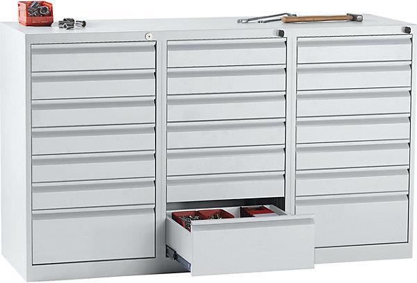 Immagine prodotto eurokraft basic Cassettiera, acciaio (150 cm, 90 cm)