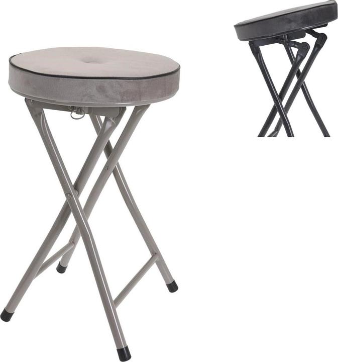 Produktbild Mojawo Klapphocker Klappstuhl Küchenhocker Hocker Sitzhocker klappbar H49cm