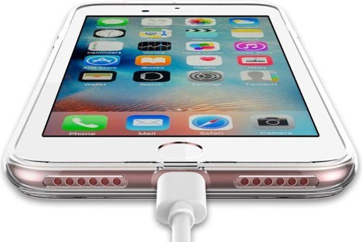 Produktbild König Design Apple iPhone 8 Hülle Transparent Silikon Case durchsichtige Handyhülle (Apple iPhone 8)