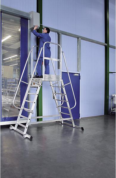 Image du produit eurokraft pro Échelle à plate-forme en aluminium (Échelle à plate-forme, 172 cm)