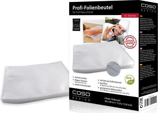 Actual product image Caso Foil bags (50 x)