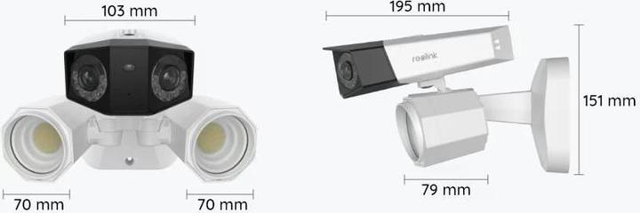 Productafbeelding Reolink Schijnwerper F750P 4K camera (4608 x 1728 pixels)