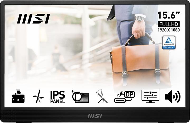 Produktbild MSI PRO M161DE E2 (1920 x 1080 Pixel, 15.60")