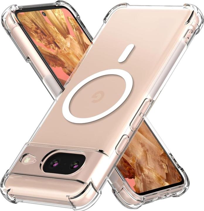Actual product image Screenguard Magnetic Google Pixel 8 Clear Case MagSafe Cover (Google Pixel 8)