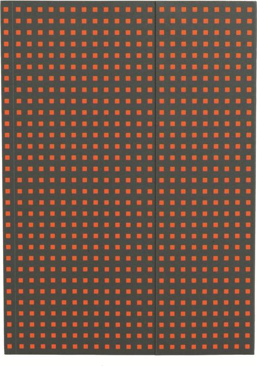 Produktbild Paperblanks Notizbuch Quadro A4, Liniert, Grau mit orangen Quadraten (A4, Liniert, Harter Einband)