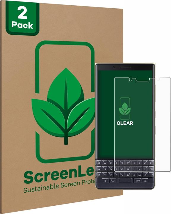 Image du produit ScreenLeaf Film de protection durable Protection d'écran Film clair transparent (2 pièce(s), Blackberry KEY2 LE)