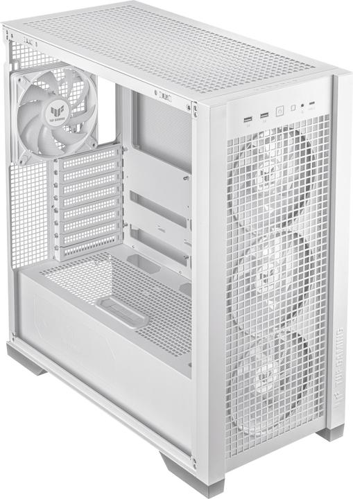 Produktbild ASUS TUF Gaming GT302 TG ARGB White (mATX, Mini-ITX, ATX)