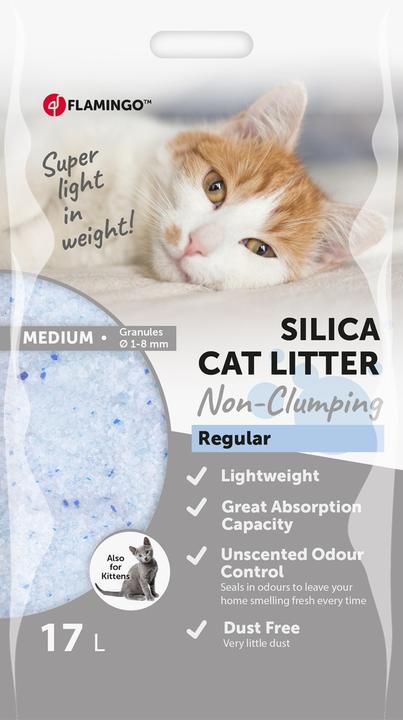 Produktbild Flamingo Silica catlitter 17l 7,5 kg (7.50 kg)