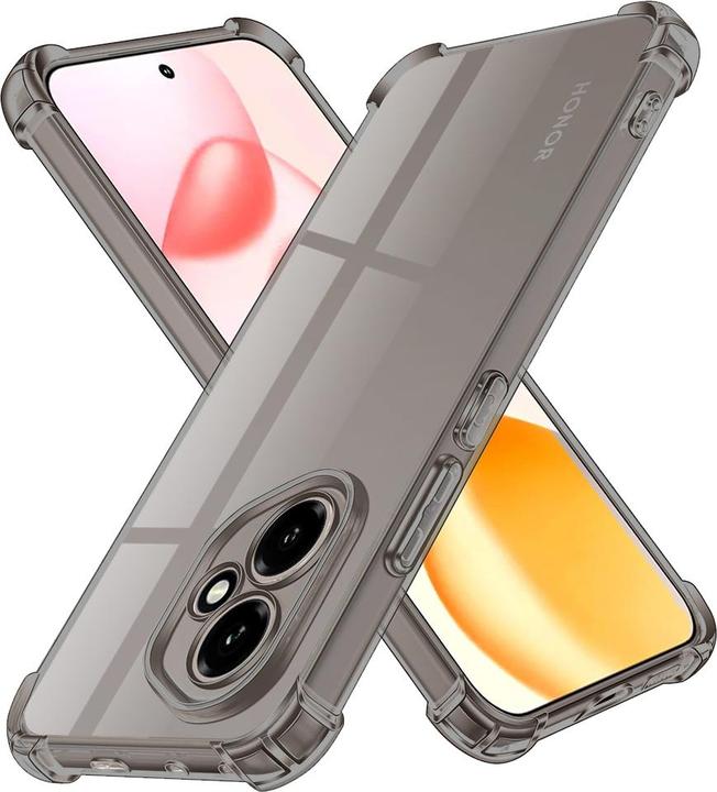 Produktbild Techsuit - Shockproof Clear Silicone - Samsung Galaxy A10 - Smoke Black (Samsung Galaxy A10)