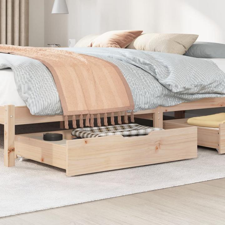 Produktbild VidaXL Bettschubladen mit Rollen 2 Stk.