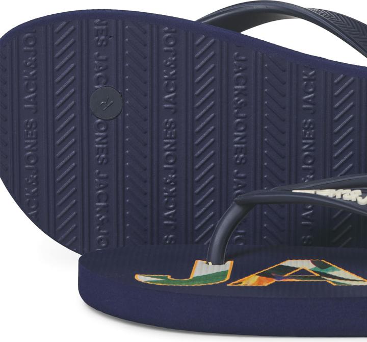 Actual product image Jack & Jones Jfwlogo Palm Print Flip Flop Ln (40)