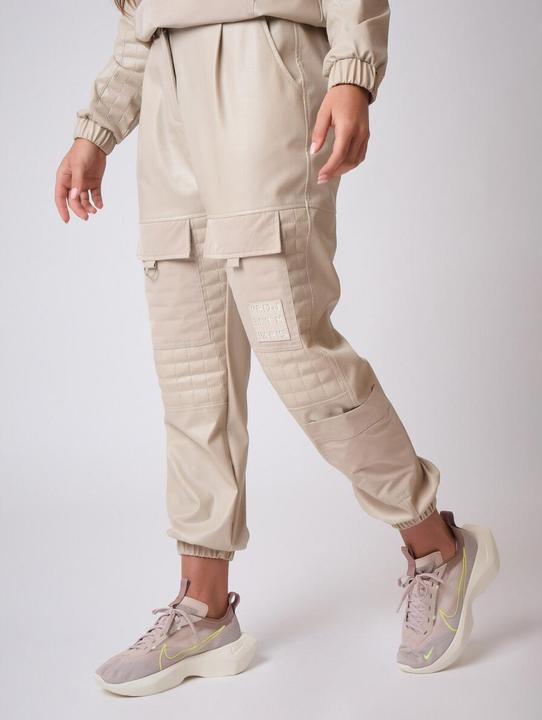 Actual product image Project X Paris Women's imitation leather square padded trousers (XS)
