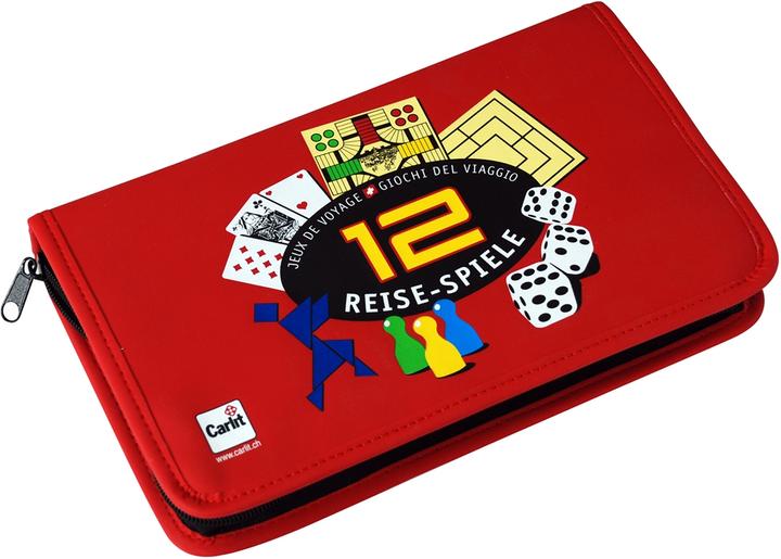 Actual product image Carlit 12 travel games (German, French, Italian)