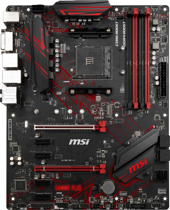 Image du produit MSI B450 Gaming Plus (AM4, AMD B450, ATX)