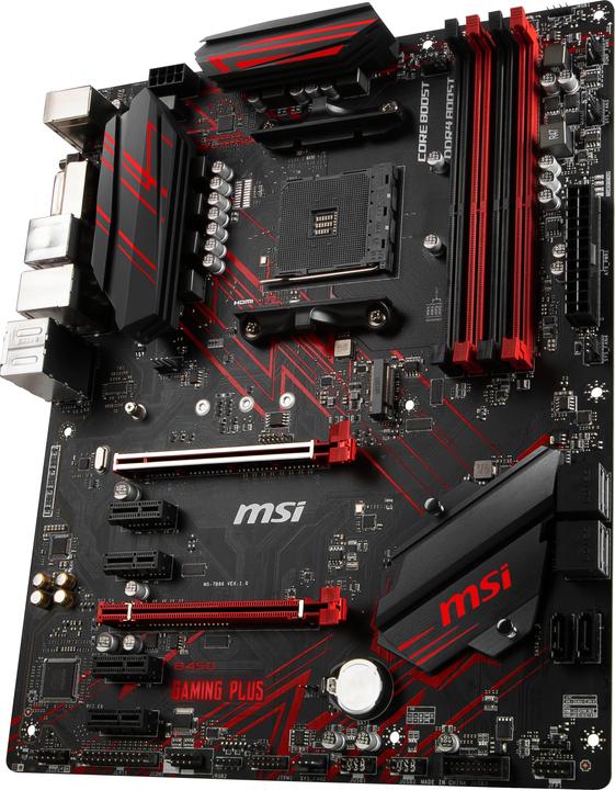 Image du produit MSI B450 Gaming Plus (AM4, AMD B450, ATX)