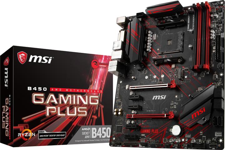 Image du produit MSI B450 Gaming Plus (AM4, AMD B450, ATX)