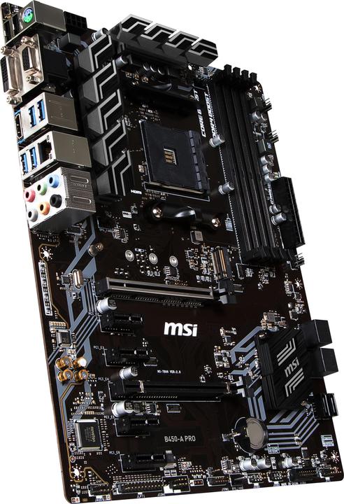Actual product image MSI B450-A Pro (AM4, AMD B450, ATX)