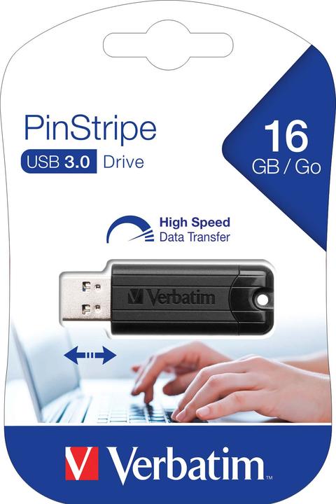 Produktbild Verbatim Store 'n' Go Pin Stripe (16 GB, USB-A)