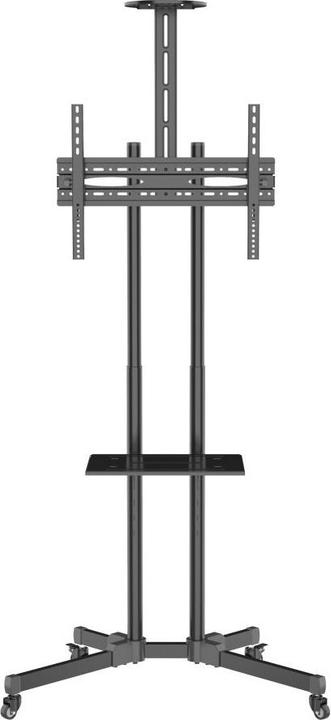 Produktbild Techly TV Trolley für LCD LED TV 37-70Zoll 93,98-177,8cm schwarz mit Ablage (Universal, 70", 50 kg)