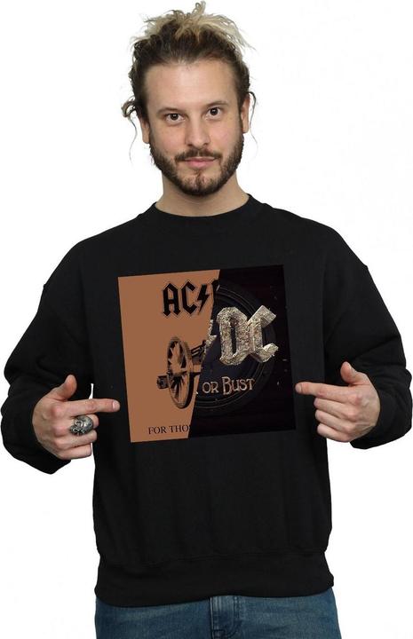 Produktbild AC/DC Rock or Bust For Those About Splice Sweatshirt aus Baumwolle (XL)