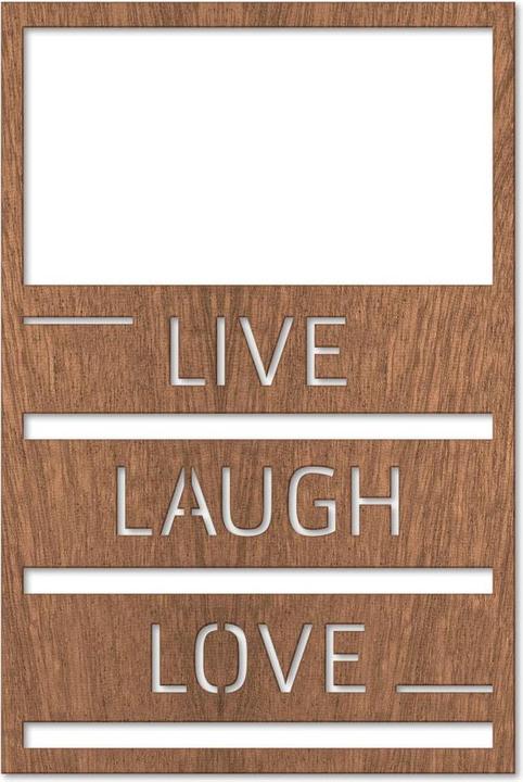 Image du produit Trenddeko Rire en direct Amour (40 x 60 cm)