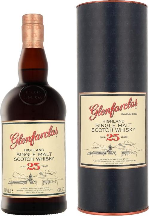 Produktbild Glenfarclas 25 Years (Single Malt, Scotch Whisky, 1 x 70 cl)