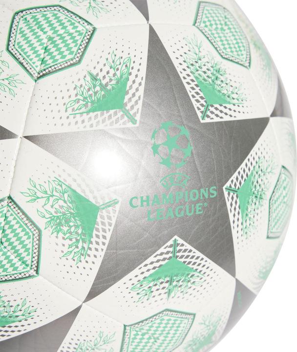 Immagine prodotto adidas - UEFA Champions League Football Size 5 - Silver/green (5)