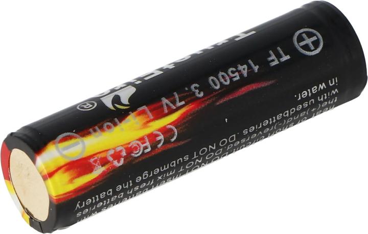 Actual product image Trustfire Akku 14500 geschützte Li-Ion-Zelle (Flame) (1 pcs., 14500, 900 mAh)