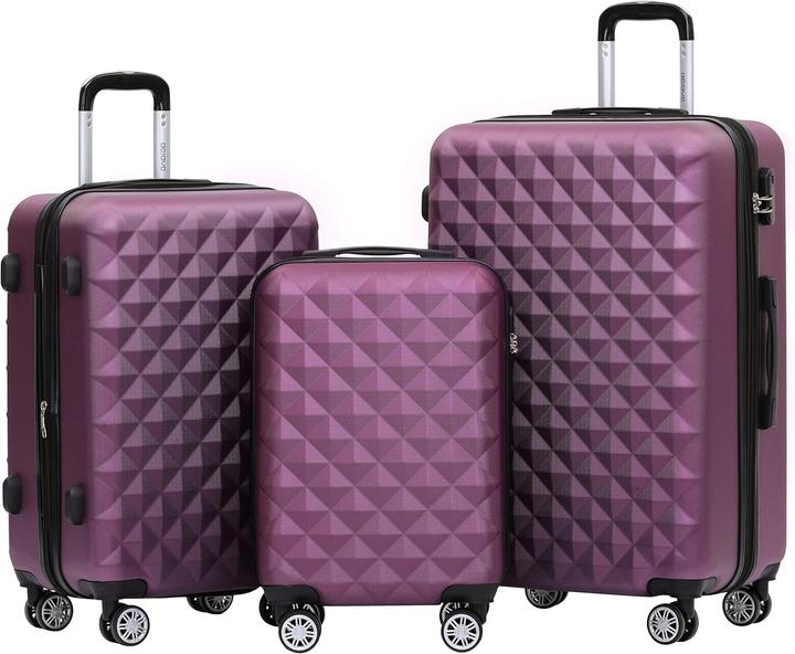 Actual product image Beibye 3-teiliges Hartschalenkoffer-Set 2066 (115 l, Hand luggage (up to 50 litres), M (50 - 90l), L (90 - 115l))
