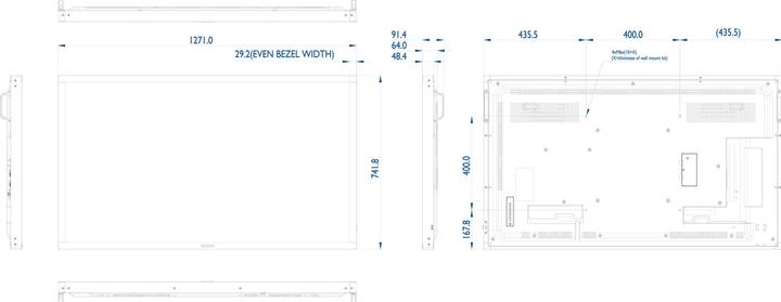Actual product image Philips 55bdl4051t (1920 x 1080 pixels, 55")