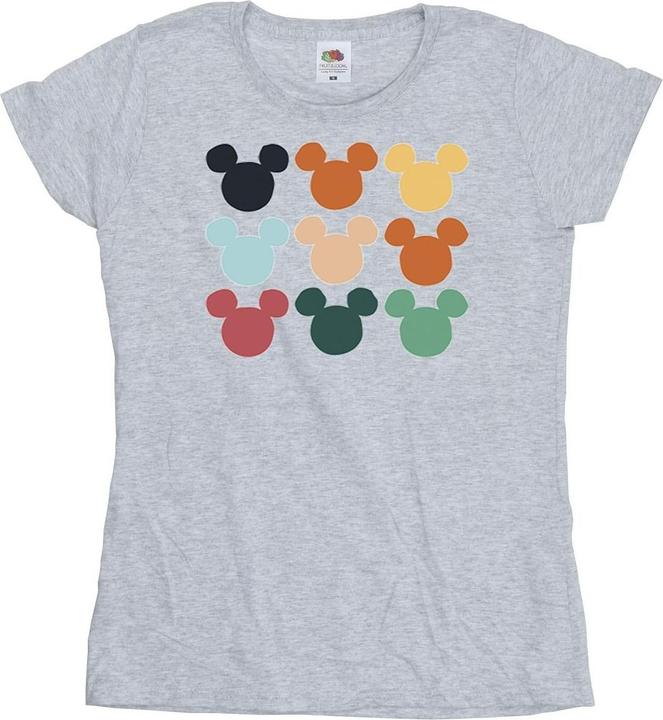 Disney Mickey Mouse Heads Square TShirt (XXL)