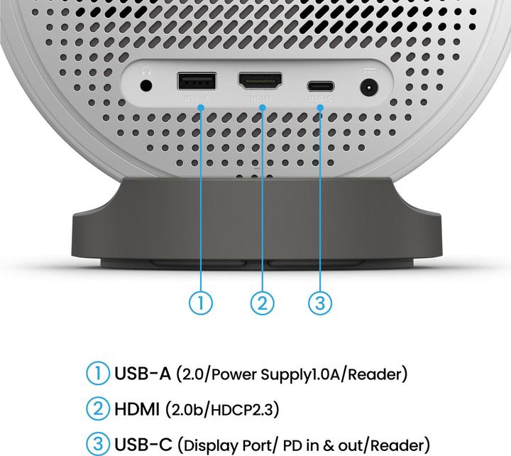 Actual product image BenQ GV50 (Full HD, 500 lm, 1.2:1)