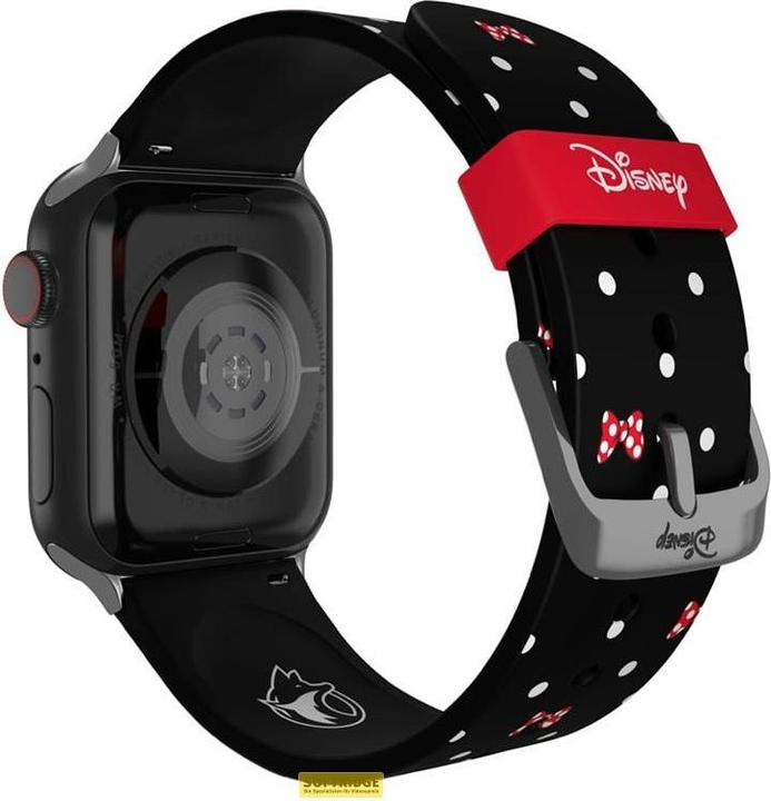 Image du produit Moby Fox Disney Minnie Mouse - Étape pour l'Apple Watch (Polka Noir) (Silicone)