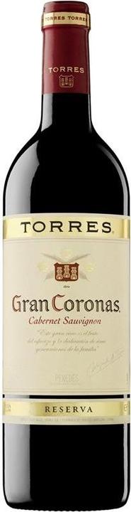 Actual product image Miguel Torres Gran Coronas Reserva Torres Cabernet / Tempranillo Penedès DO España (1 x 75 cl, 2014)