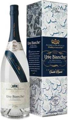 Andrea da Ponte Grappa Uve Bianche Acquavite d' Uva Malv./Chard. (1 x 70 cl)