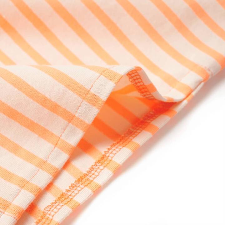 Immagine prodotto VidaXL Gonna per bambini a righe Straight neon orange 92,Materiale: 95 (92)