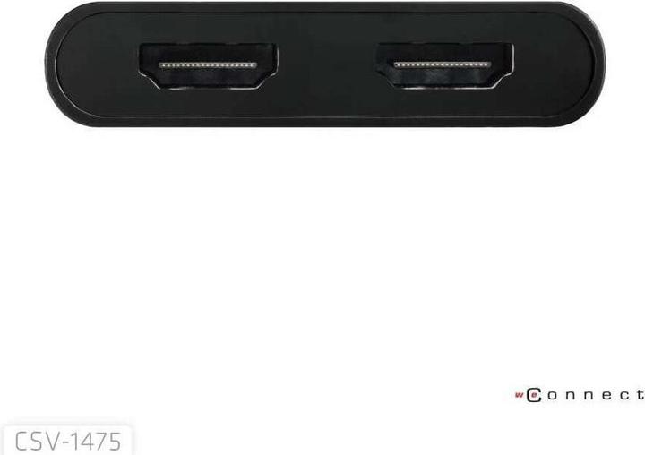 Productafbeelding Club 3D Club3D Adapter USB-C (USB A Adapter) > 2x HDMI 4K@60Hz St/Bu detailhandel (USB Type-C, 9 cm)