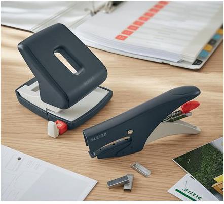 Produktbild Leitz Heftzange Cosy Grau (15 Blätter)