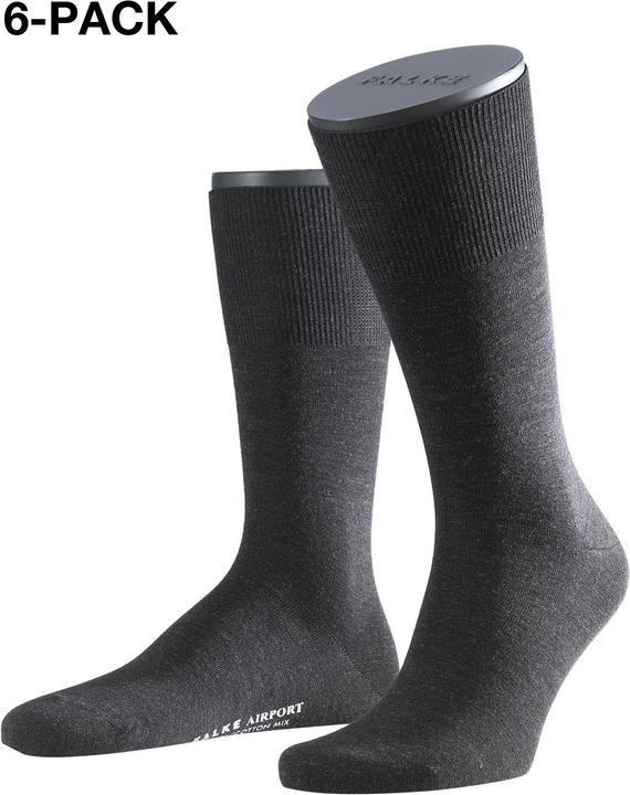 Falke 6-Pack Airport anthracite (6er Pack, 43 - 44)