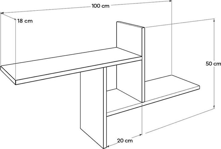 Produktbild Kalune Design Francisco (100 x 50 x 18 cm)