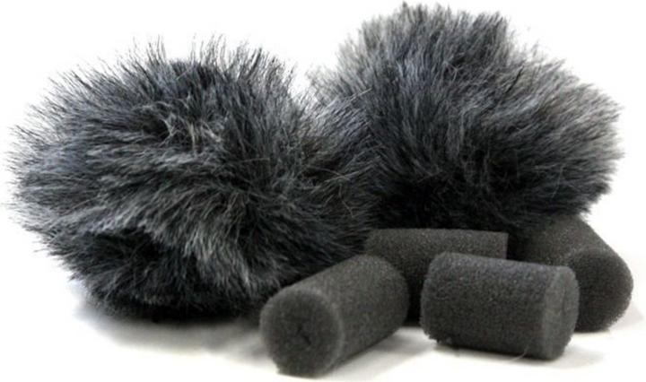 Immagine prodotto Rycote Coppia Lavalier Windjammer grigio (Pelliccia)