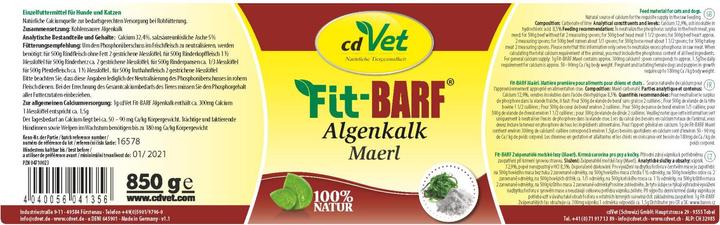 Image du produit cdVet Chaux d'algues Fit-BARF (1 pcs, 250 g)