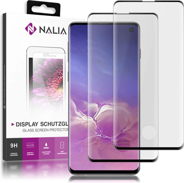 Produktbild Nalia (2-Pack) Schutzglas (1 Stück, Samsung Galaxy S10)