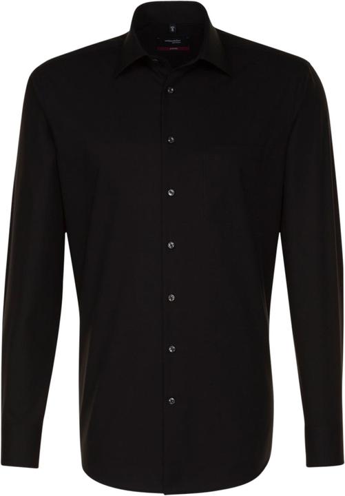 Seidensticker Hemd Modern Fit Kent bügelfrei black (42)