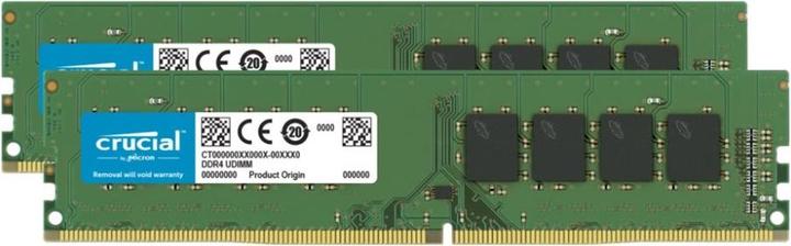 Immagine prodotto Crucial KIT 8GB (4GBX2) DDR4 2666 MT/S CL19 SR X8 UDIMM 288PIN NMS NS MEM (2 x 4GB, 2666 MHz, DDR4-RAM, DIMM)
