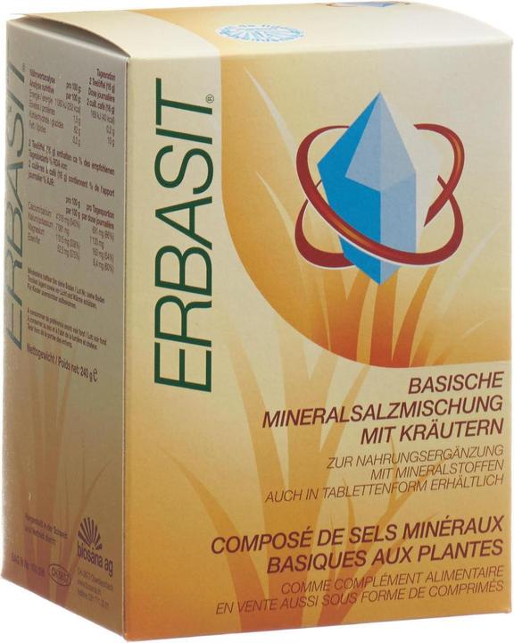 Image du produit Biosana Erbasit mélange basique de minéraux avec des herbes en poudre (1 pièce(s), Poudre, 240 g)