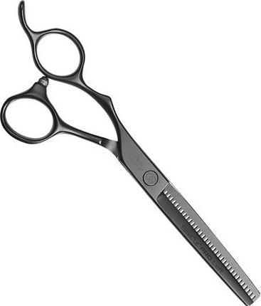Produktbild Olivia Garden Silkcut PRO 6,0" LH 15,5cm Effilierschere Matt Black (15.50 cm)