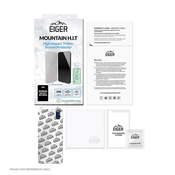 Immagine prodotto Eiger Display-Folie (1er-Pack) Mountain H.I.T Clear (1 Pezzo/i, Samsung Galaxy S25 Edge)